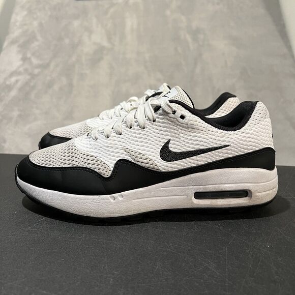 Nike Air Max 1 Golf Mens 7.5 White Black CI7576-100 Athletic Spikeless main image 5